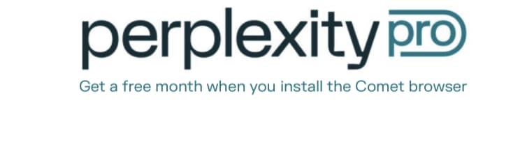 Get 1 month of Perplexity Pro for free